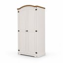 Ver imagem 4 de Conjunto Quarto de Bebê Compacto 4 Peças com Berço Cômoda e Guarda-Roupa MDF Bege Retrô Smile