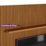 Painel Ripado Modular para Tv até 75 Polegadas 1 Nicho 1 Prateleira 2 Portas - 3