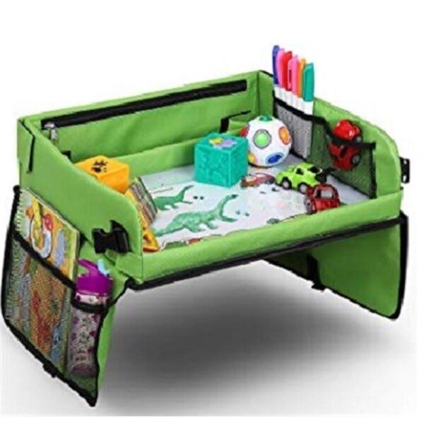 Mesa infantil Portátil dobravel casa e carro mesinha de atividades para crianças menino menina - 4