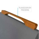 Ver imagem 5 de Conjunto Sala de Jantar Natalle 4 Lugares Mesa Redonda Tampo Em Vidro 1,0m e 4 Cadeiras Móveis Mundi