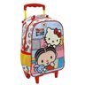 Mochila Escolar De Rodinha Mônica Hello Kitty BFF + Lancheira + Estojo - Rosa - 2