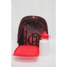 Mochila Escolar Rodinha Flamengo Mengao + Lancheira Térmica - Preto - 3