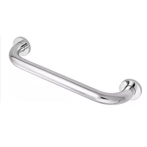 Alça de Apoio Banheiro Inox Barra 30cm Idoso Cadeirante Deficiente Acessibilidade Kit 2 unidades