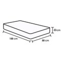 Ver imagem 2 de Cama Box Baú Crc Solteiro +Colchão Molas Bonnel American Herval 88