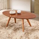 Ver imagem 1 de Mesa de Centro Oval em Madeira