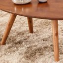 Ver imagem 3 de Mesa de Centro Oval em Madeira