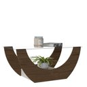 Ver imagem 1 de Mesa de Centro Onda Amendoa/Off White Artely