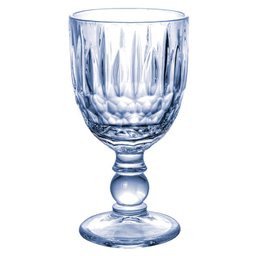 Jogo de 6 tacas Glasgow em vidro 330ml A17cm cor azul luster - 1 Jogo de 6 tacas Glasgow em vidro 330ml A17cm cor azul luster - 1