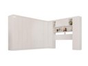 Ver imagem 2 de Guarda-Roupa Casal Modulado de Canto com 13 Portas Espaço para Cama Multimóveis Branco
