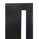 Ver imagem 5 de Porta Lambril com Puxador e Vidro Alumínio Preto Linha 25:Direita/ 210 x 80