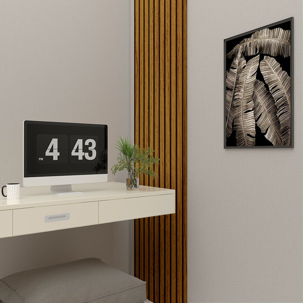 Placa de Painel Requinte 45cm Naturale - Gelius - 2