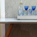 Ver imagem 2 de Aparador Laqueado com Vidro 1,20M - Branco