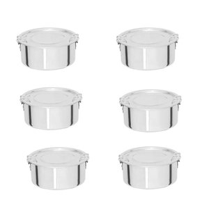 Kit de Marmita Redonda de Alimento 0,5 Litros