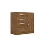 Cômoda Sapateira Venus Moval Castanho Wood/Avelã Flex - 3