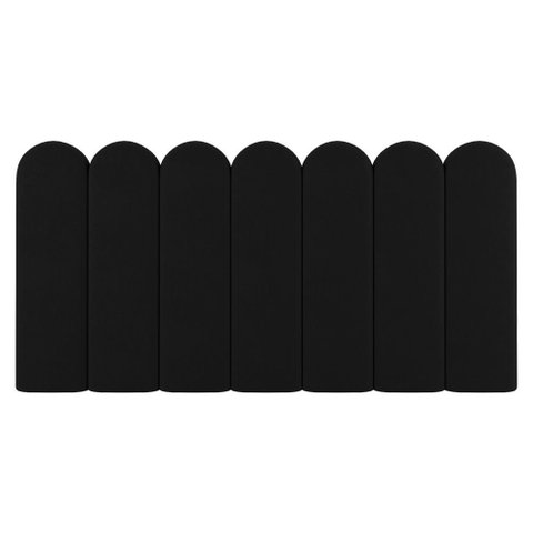Painel Cabeceira Cama Box Casal King Size Lana 195cm Sintético Preto - Abmaza