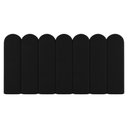 Ver imagem 1 de Painel Cabeceira Cama Box Casal King Size Lana 195cm Sintético Preto - Abmaza