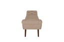 Ver imagem 5 de Puff Recamier Decorativo Tamanho Casal com Tachas 140 cm Santorini P05 Veludo Bege - Lyam Decor