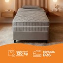 Ver imagem 5 de Colchão Solteiro Molas Ensacadas Zidi Alabama 88x188x24cm