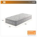 Ver imagem 2 de Colchão Solteiro Anjos Molas Ensacadas Alabama 88x188x24cm