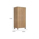 Ver imagem 4 de Armário Multiuso Michele 2 Portas 1,10m Teka Madrid