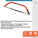 Ver imagem 2 de Arco de Serra para Madeira Tubular 24 Polegadas - Starfer