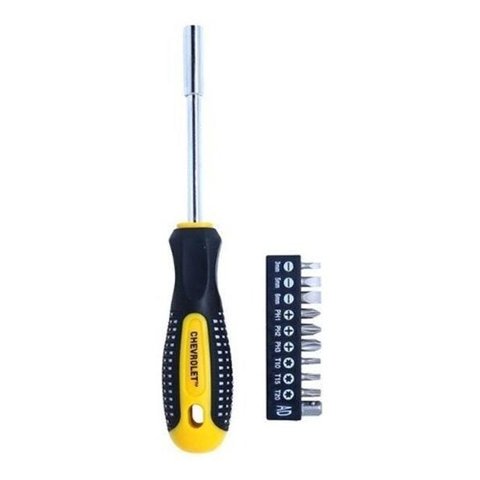 Jogo De Chaves Bits 11 Em 1 Chevrolet Manutenção 9 Pontas