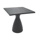 Ver imagem 1 de Mesa de Jantar Quadrada Flut 1 Lugar Tampo Plastico 75cm Grafite Polietileno Tramontina