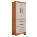 Ver imagem 1 de Guarda Roupa New Maia 2 Portas 4 Gavetas Benetil:cinamomo/off