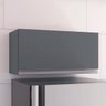 Armário Aéreo Geladeira Andréia 1 Porta 60 Cm Cinza Fosco Ajl Móveis - 2