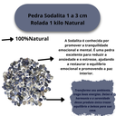 Ver imagem 4 de Pedra Sodalita 1 a 3 Cm Rolada 1 Kilo Natural