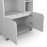 Livreiro Taurus Sala Escritório com 2 Portas e Nichos Branco - 3
