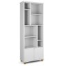 Livreiro Taurus Sala Escritório com 2 Portas e Nichos Branco - 1