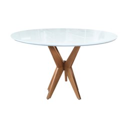 Mesas de Jantar Pandora Casa MAD Mesa Cone Branco 1,10m - 2