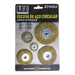 Escova De Aço Circular Jogo 8 Peças 674553 Lee Tools