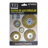 Escova De Aço Circular Jogo 8 Peças 674553 Lee Tools - 1