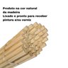 10 Poleiro Bastão Vareta Cavilha Madeira Pinus Liso 10mmx1m - 4