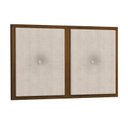 Ver imagem 3 de Painel Cabeceira Box Solteiro 0,90 Duda Madeira Suede Bege - Comprar Moveis em Casa