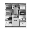 Ver imagem 3 de Guarda-roupa Laguna 6 Portas - Branco