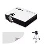 Kit Projetor Datashow Retroprojetor 1200 Lumes Tela Tripe - 1