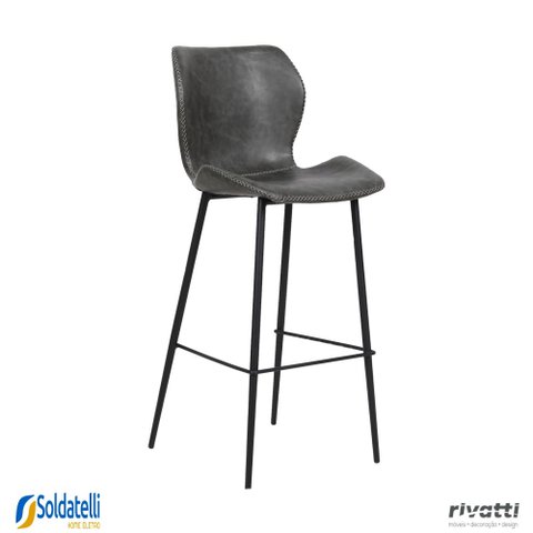 Banqueta Itajaí Base Fixa Várias Cores - Rivatti