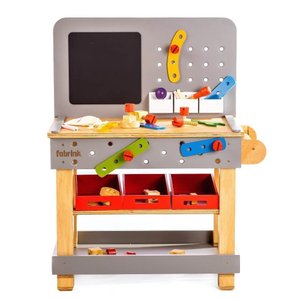 Oficina Infantil de Madeira Cinza Fabrink