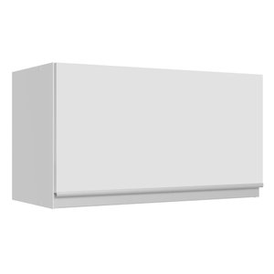 Armário de Cozinha Aéreo 100% MDF 60 cm 1 Porta Basculante Branco Smart Madesa