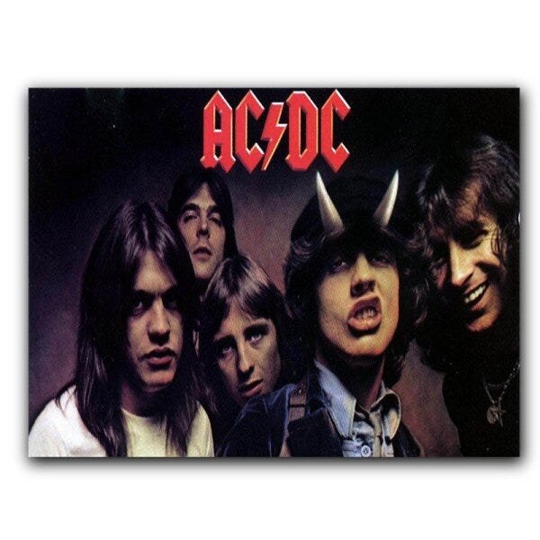Placa Mdf 20cm x 30cm - Ac/Dc Acdc (Bd01) | MadeiraMadeira