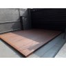 Deck de Cumaru Wpc Cx. 05 Peças X 3,00 Metros - 1,5m2:marrom - 3