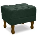 Ver imagem 1 de Puff Puf Retro Capitone 52x44cm Suede Verde MPassos