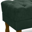 Ver imagem 4 de Puff Puf Retro Capitone 52x44cm Suede Verde MPassos
