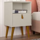 Ver imagem 2 de Mesa de Cabeceira Diana 39cm Off White - Sallar Home