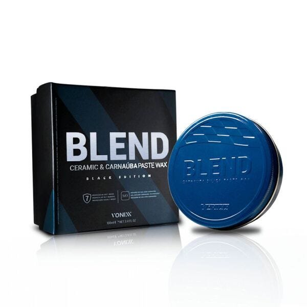 BLEND BLACK CERA CARNAÚBA SÍLICA PASTE WAX 100ML VONIXX