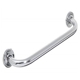 Alça de Apoio Banheiro Inox Barra 50cm Cadeirante Deficiente Idoso Acessibilidade - 1