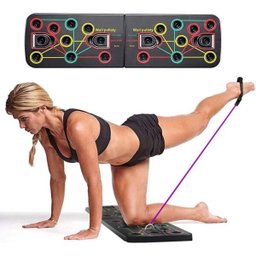 Plataforma de exercicios multifuncional com elastico academia em casa musculação Flexão prancha - 4 Plataforma de exercicios multifuncional com elastico academia em casa musculação Flexão prancha - 4